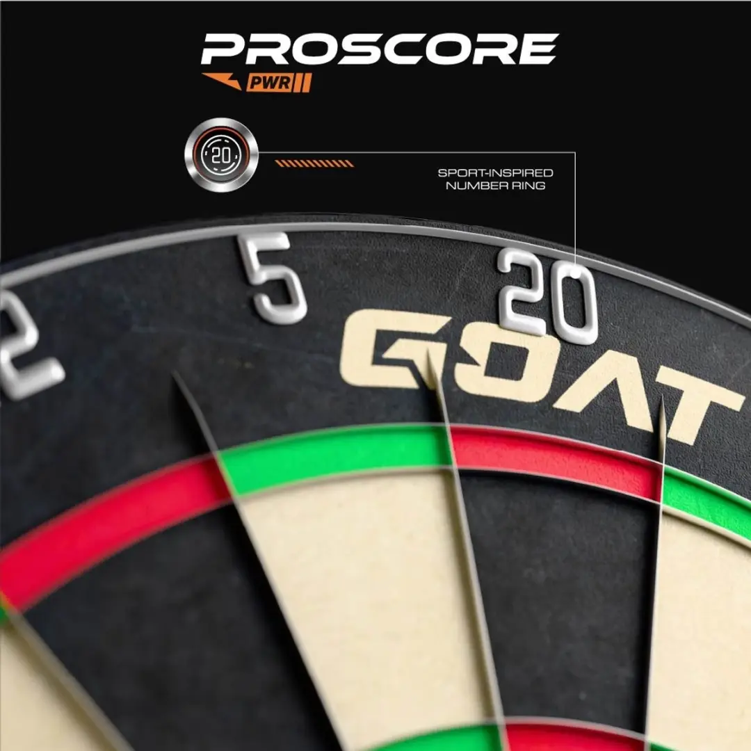 Goat Proscore PWR GD1000020 Dartbord 46cm - afbeelding 6 van 6