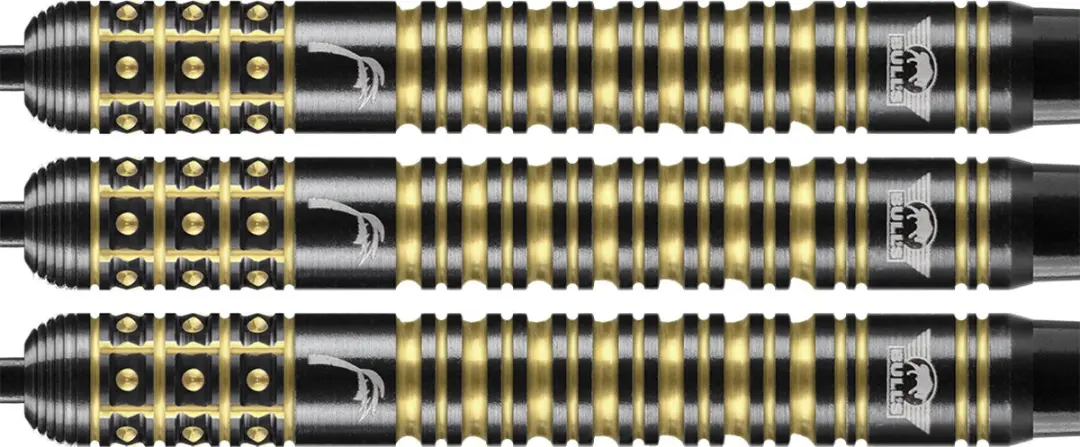 Bull's Kim Huybrechts 90% Black E2 Steeltip Darts - 3 Stuks