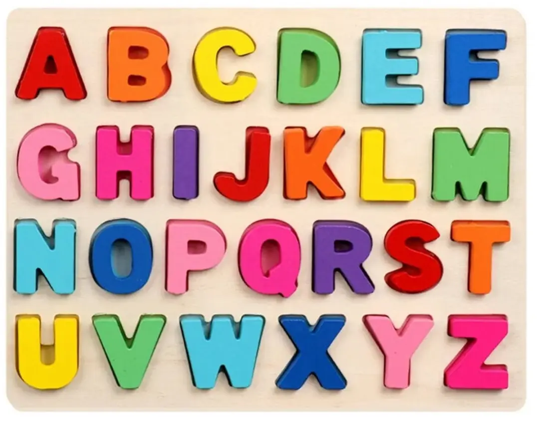 YJ Toys Alfabet Inlegpuzzel Hout