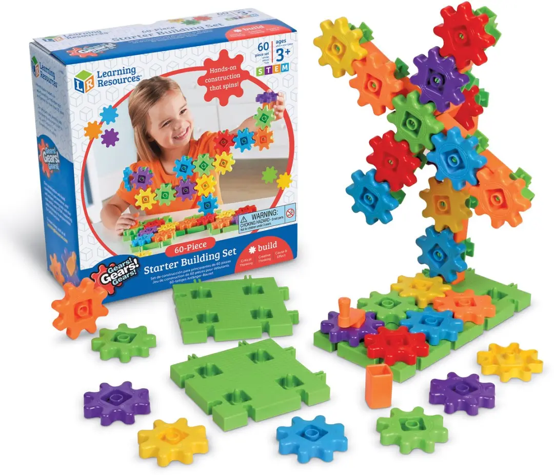 Learning Resources Gears! Gears! Gears! Bouwset 60-delig