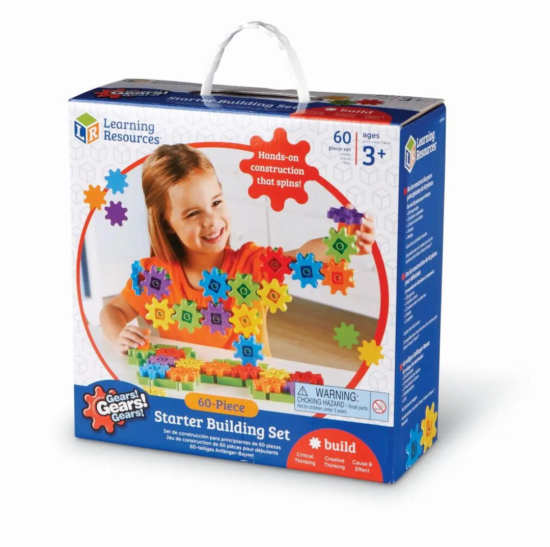 Learning Resources Gears! Gears! Gears! Bouwset 60-delig - Multikleur