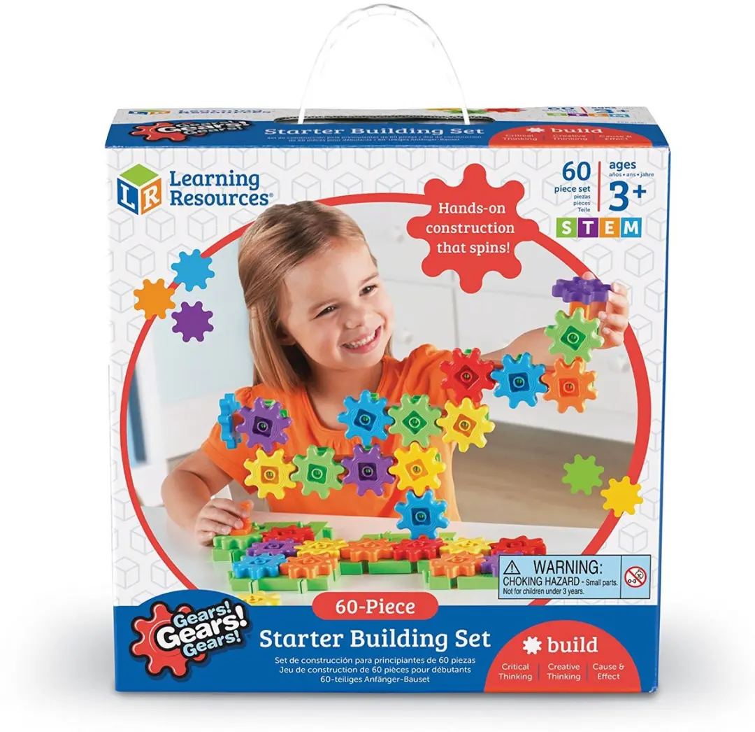 Learning Resources Gears! Gears! Gears! Bouwset 60-delig - Multikleur