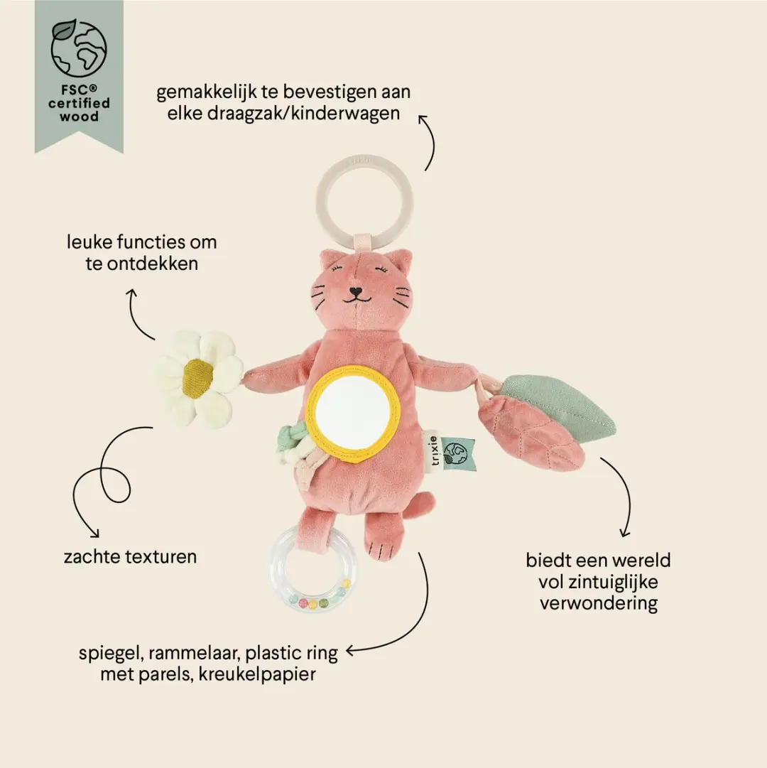 Trixie Mrs. Cat Hangspeeltje - Roze
