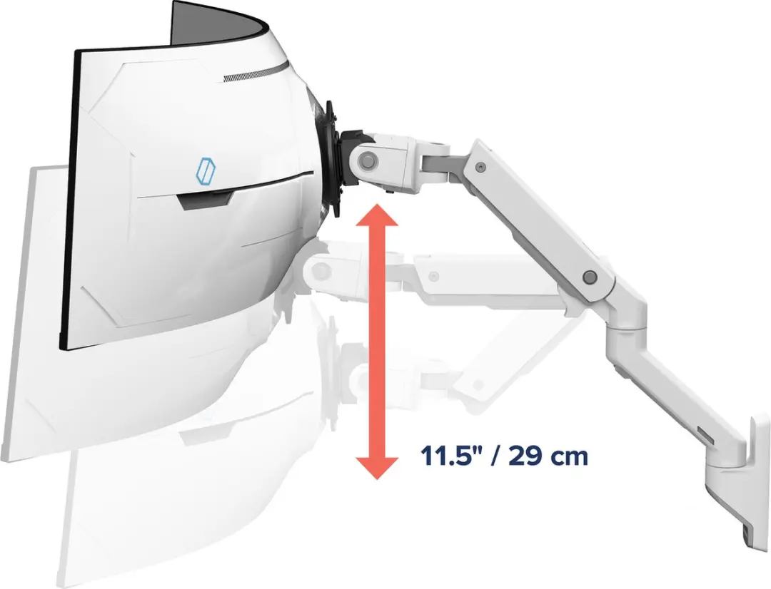 Ergotron HX Series HX Arm Very Heavy Duty Pivot Wand - 57" - Tweekleurig