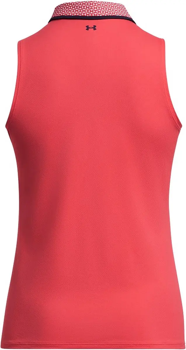 Under Armour Iso-Chill SL Dames Polo - M - Rood Solstice