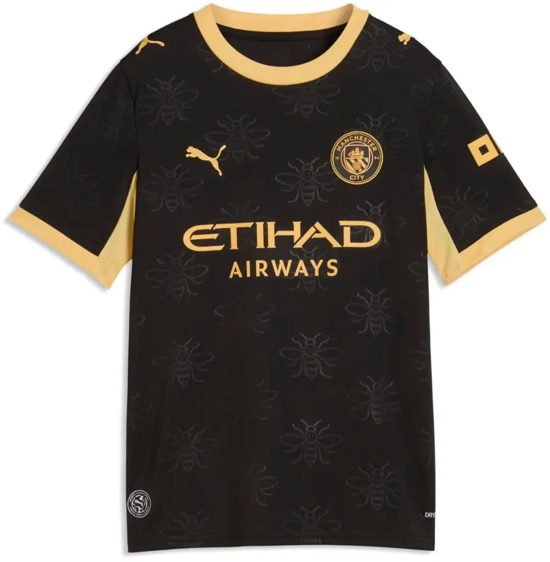 PUMA Manchester City Uitshirt 2026/27 - Kinderen - Maat 12 - Zwart