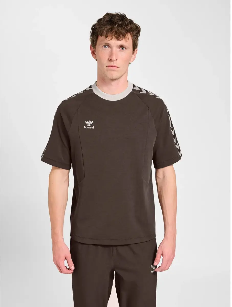 Hummel Root T-shirt 235346 - M - Chocoladebruin