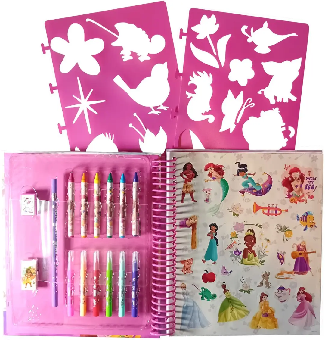 Disney Princess Activiteiten Kleurboek Roze - 32 Pagina's