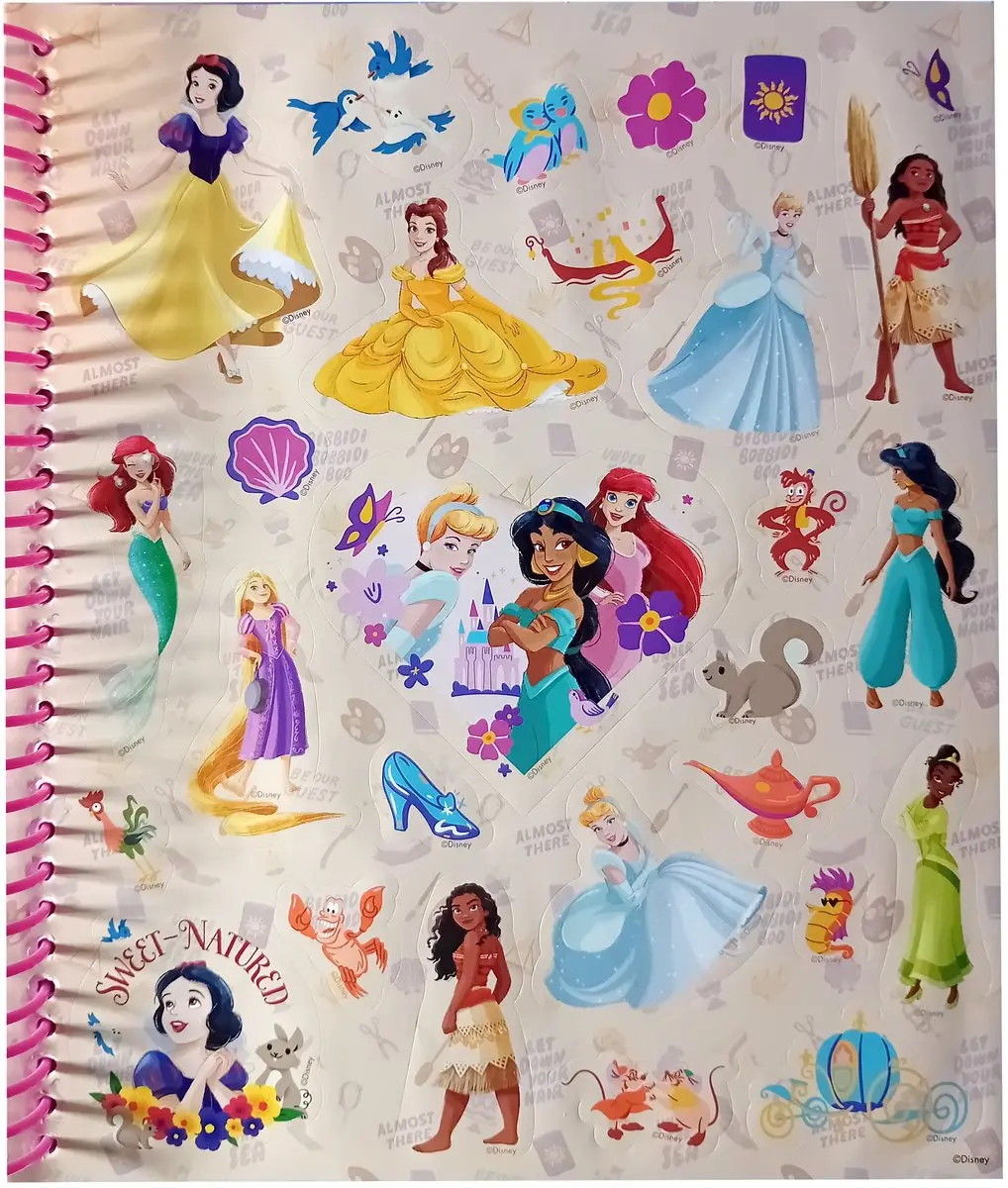 Disney Princess Activiteiten Kleurboek Roze - 32 Pagina's