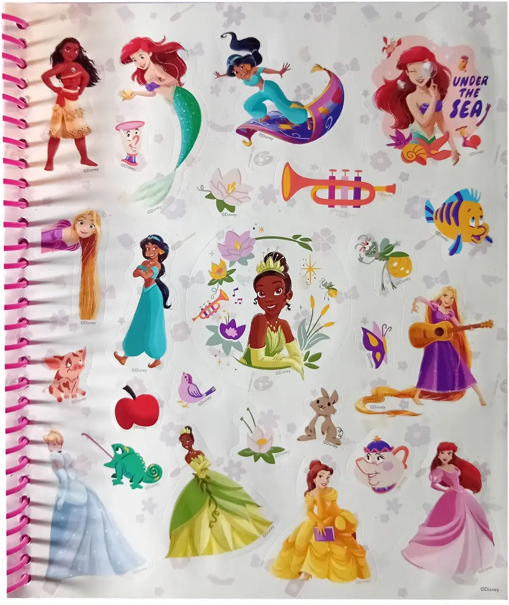 Disney Princess Activiteiten Kleurboek Roze - 32 Pagina's