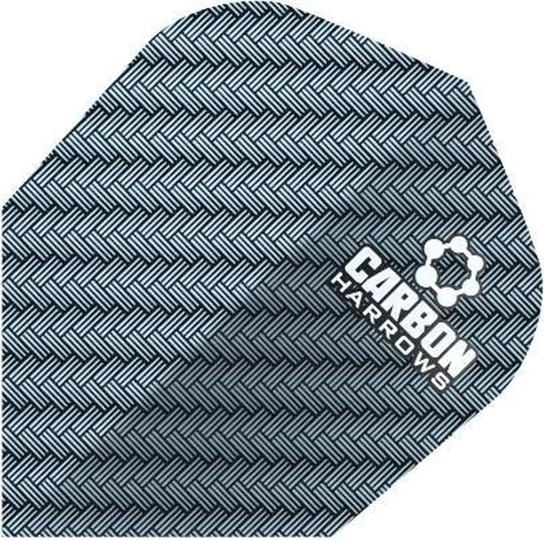 Harrows Tri Pack Carbon Flights - 3 Sets - Blauw/Goud/Zilver