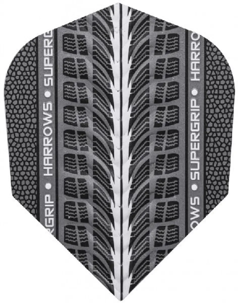 Harrows Supergrip Silver Dart Flights HF1700 - 3 Stuks