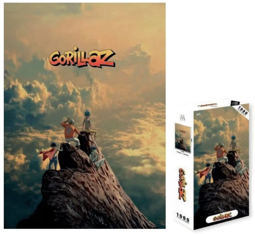 Plastoy Gorillaz 1000-delige Puzzle