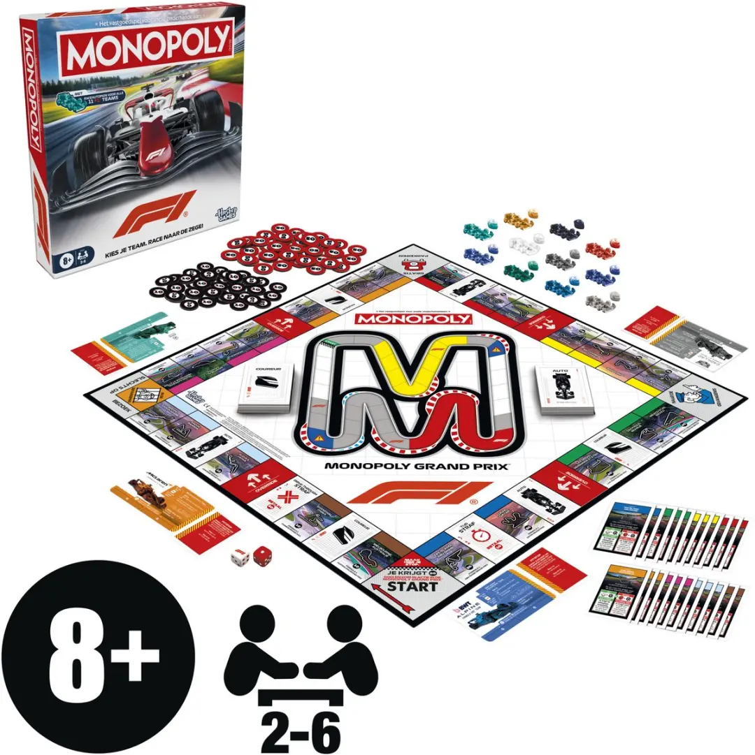 Monopoly F1 Bordspel G3437104 - 2-6 Spelers