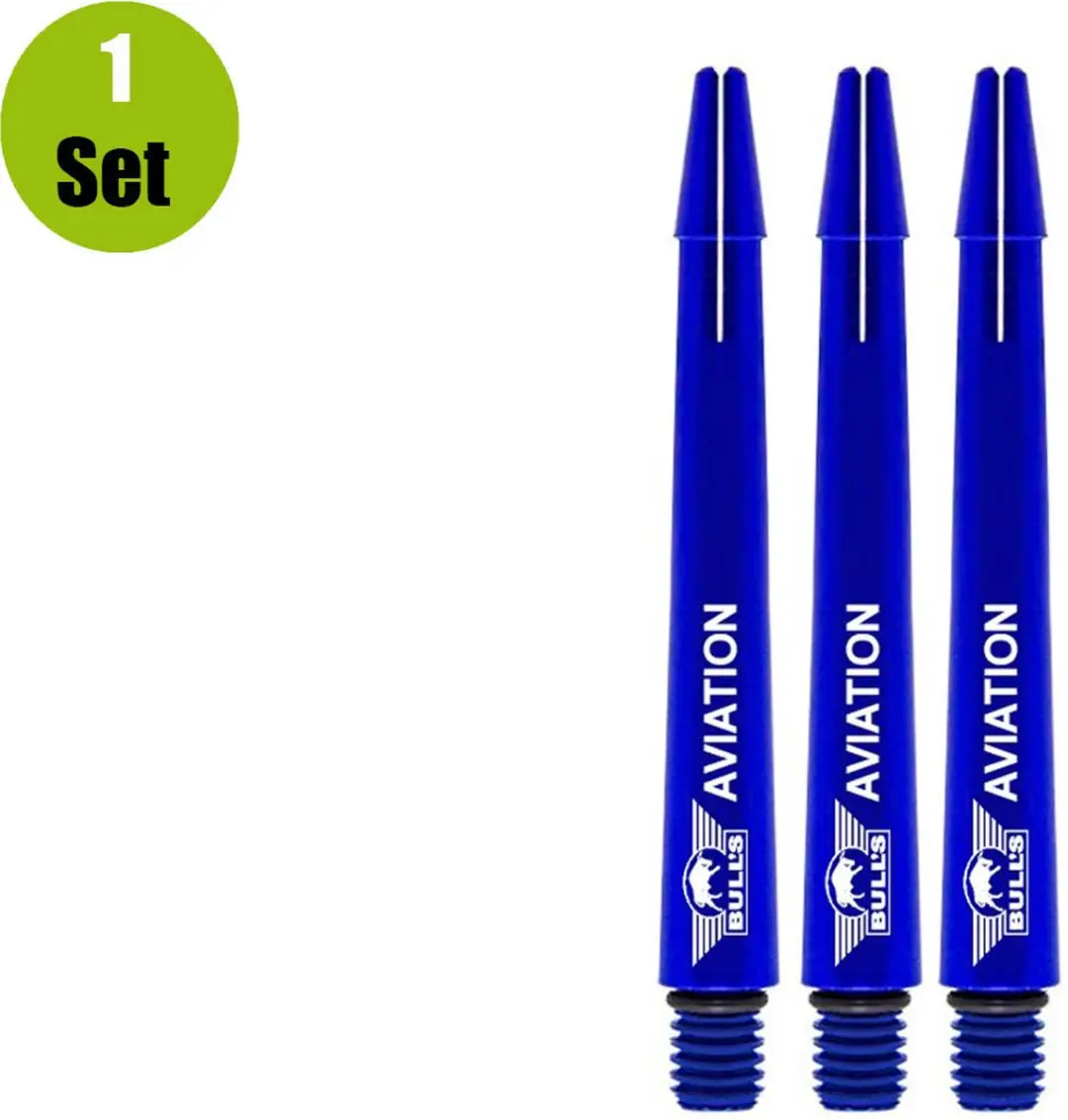 Bull's Aviation Blue Dart Shafts BU-55311 - 3 Stuks