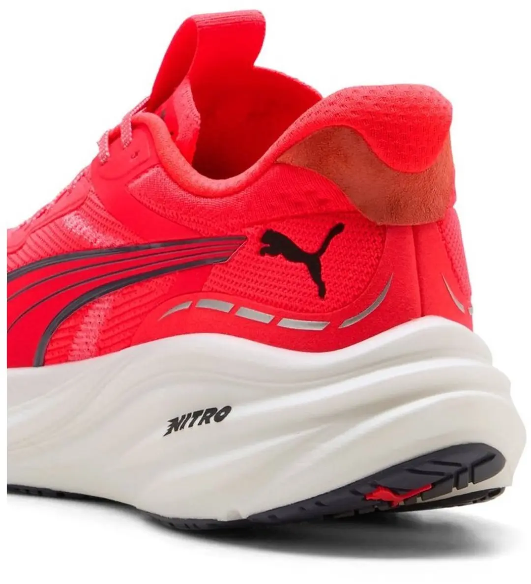 PUMA Magnify Nitro 3 Hardloopschoenen - 45 - Ultra Red-Inky Depths
