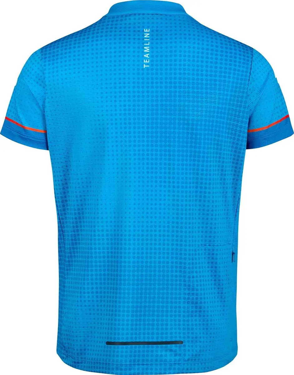 Cube Road/xc Korte Mouw Wielertrui 122cm - Blauw/Rood/Wit