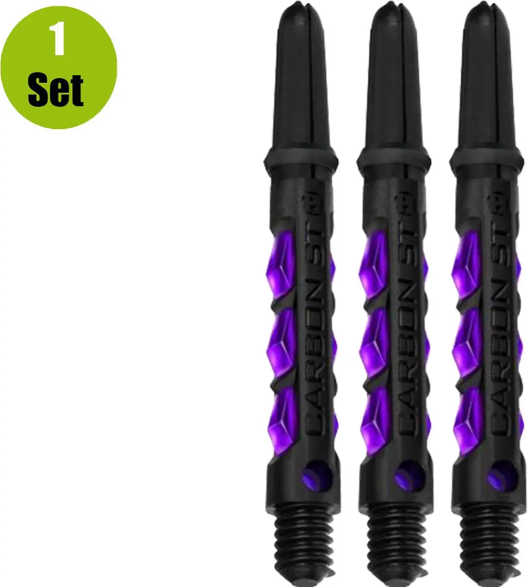 Harrows Carbon ST SH2021 Dart Shafts - 3 Stuks - Zwart - afbeelding 6 van 6