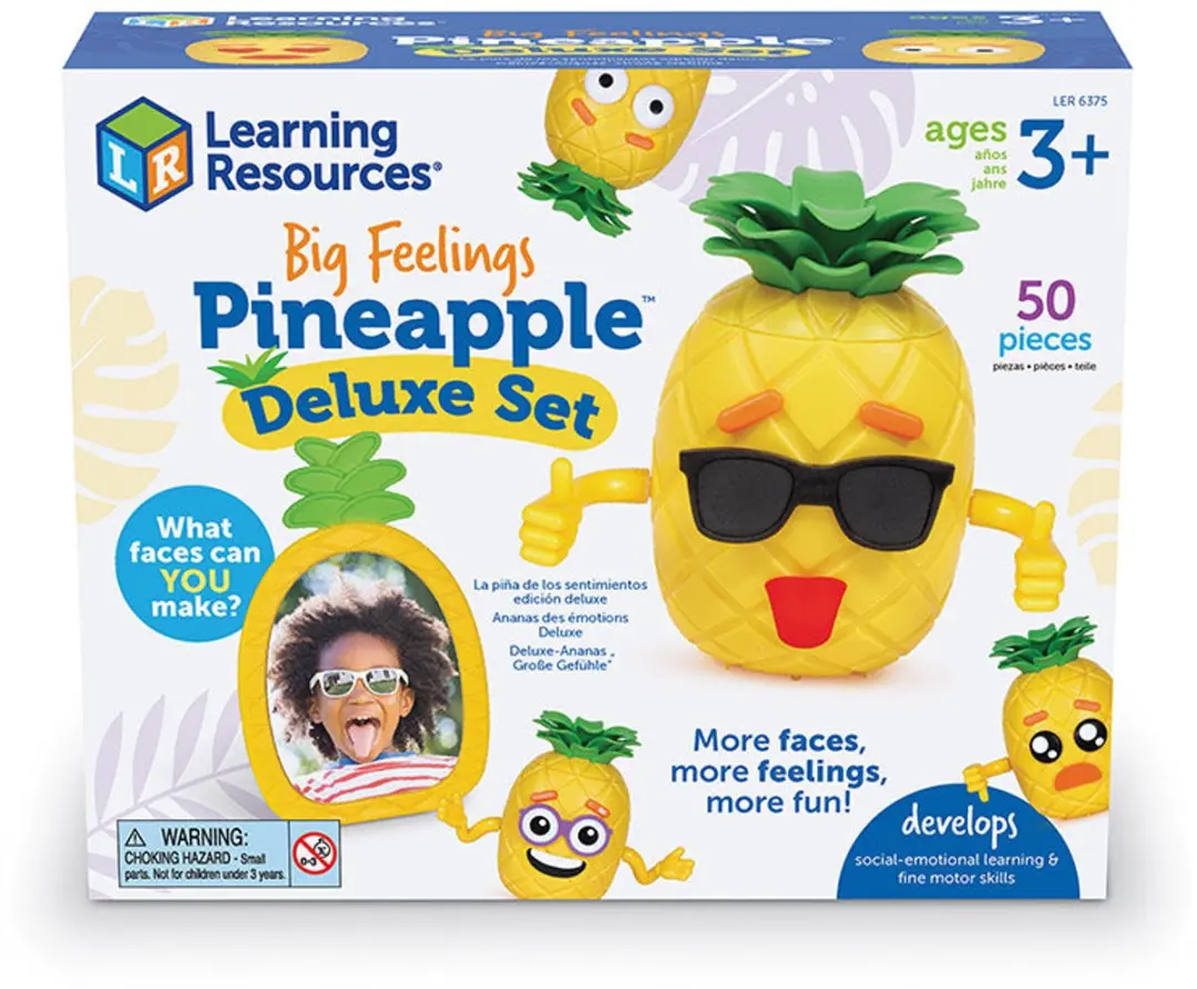 Learning Resources Big Feelings Pineapple Deluxe Set - 40 Gezichtstukken