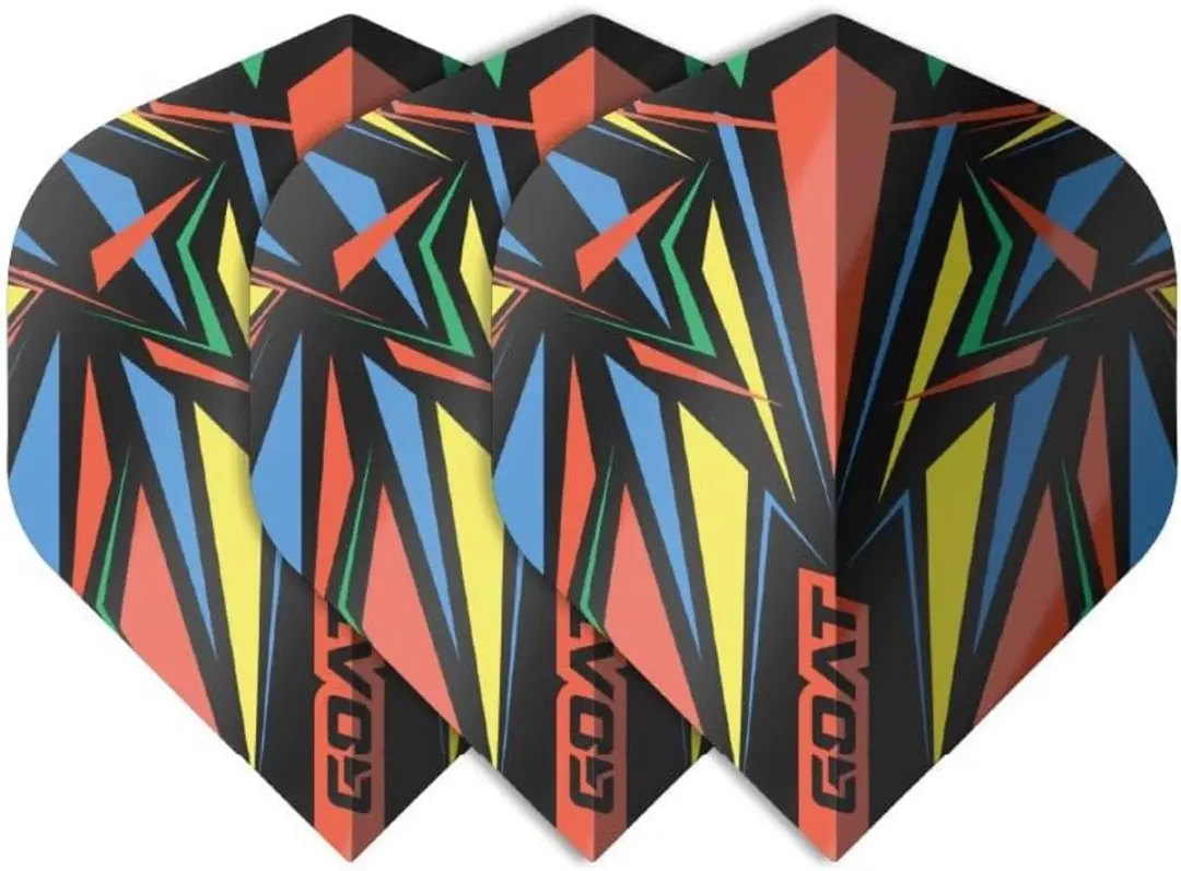 goat Athlete Yellow NO2 Dartflights - 3 Stuks