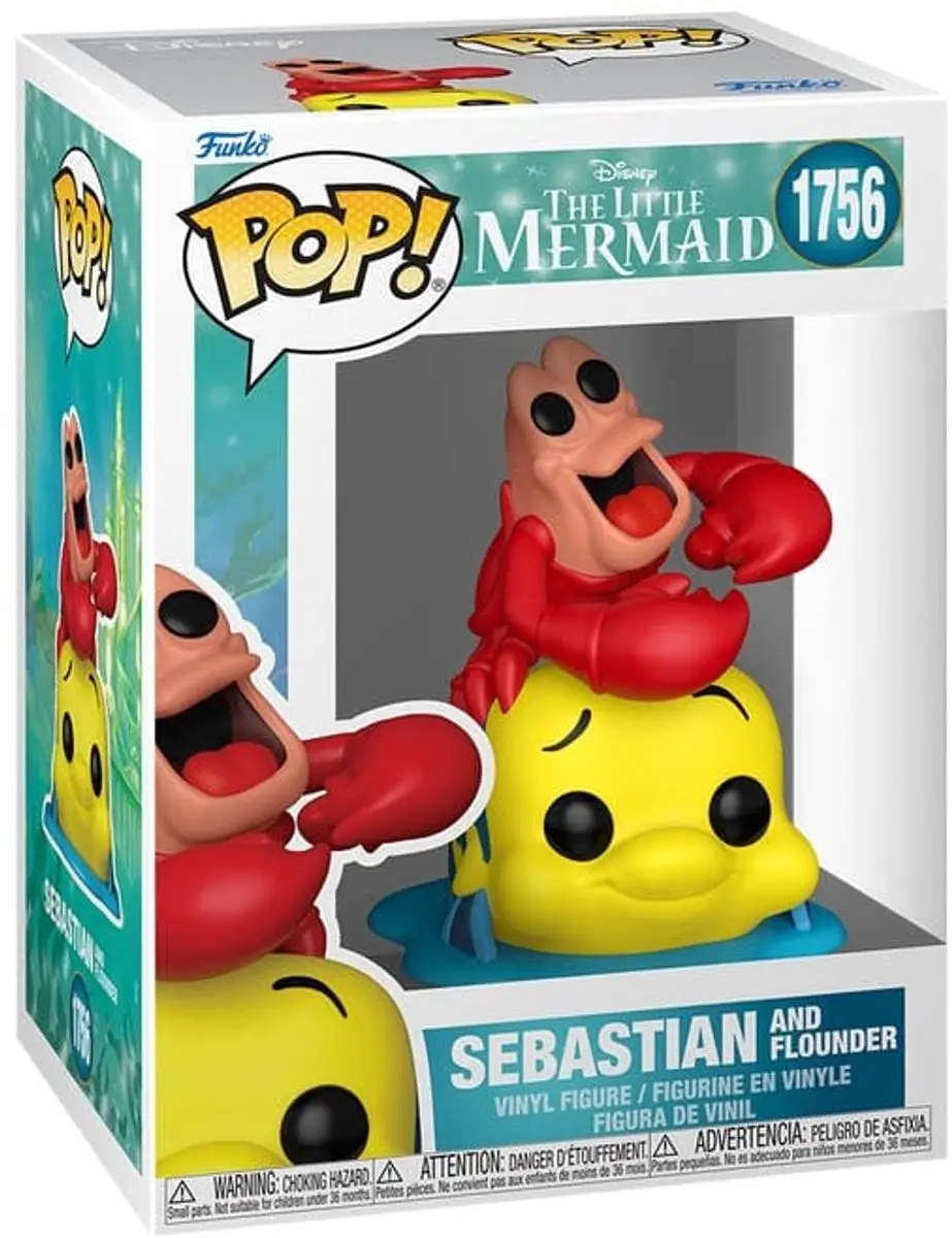 Funko POP Disney TLM Sebastian & Flounder FK93218 - Multicolor