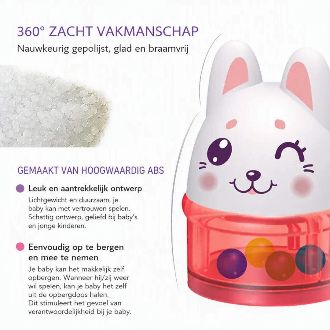 ECTEATOY Stapeltoren Baby 14-delig - Kleurrijk - afbeelding 2 van 6