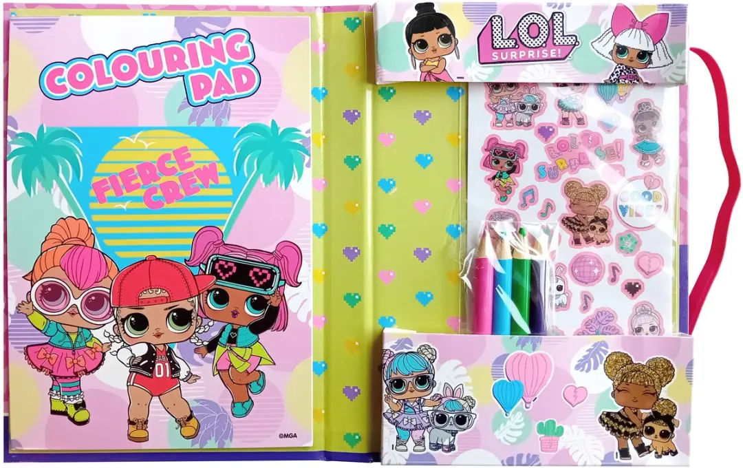 LOL Surprise! Mini Activiteitenmap Roze - 24 Kleurplaten