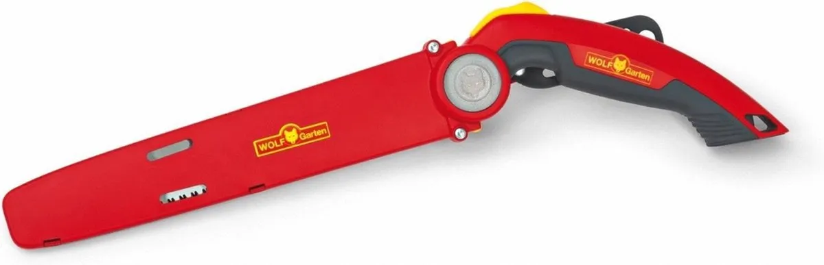 WOLF-Garten handzaag POWER CUT SAW 275  - lengte mes 27.5 cm - Japanse vertanding - vervangbaar zaagblad - beschermkoker met riemclip - ergonomische handgreep