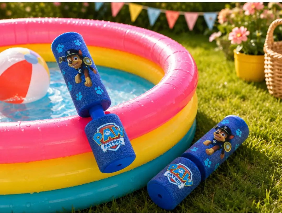 PAW Patrol Chase Waterpistool Blauw - 2x - 15 cm