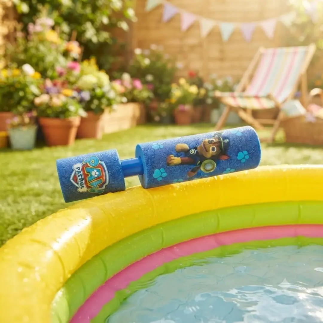 PAW Patrol Chase Waterpistool Blauw - 2x - 15 cm