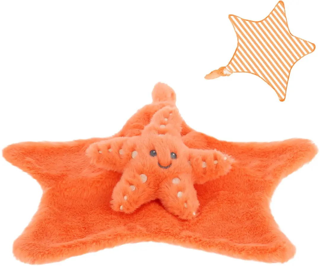 Keel Toys Baby Zeester Knuffeldoekje 32cm