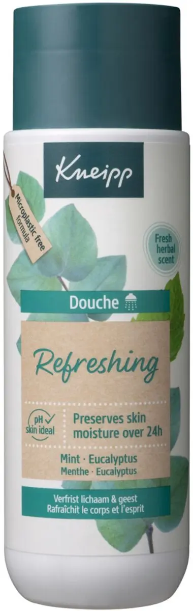 Kneipp Refreshing Douchegel Mint Eucalyptus 200ml - 24 Stuks