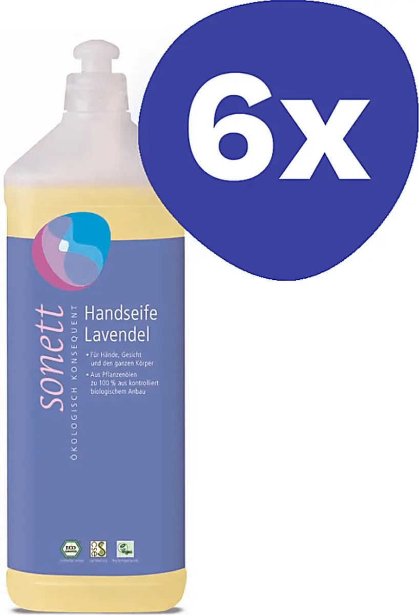 Sonett Handzeep Lavendel 6x1L