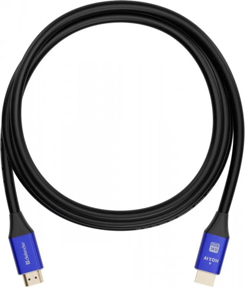 Defender HDMI-Kabel 2m 8K - Goud/Zwart