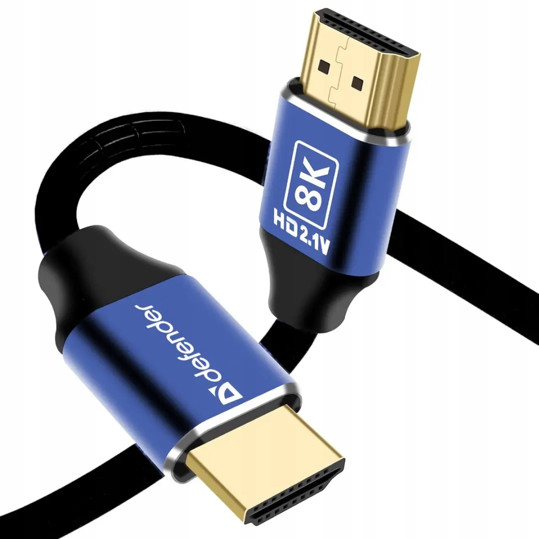 Defender HDMI-Kabel 2m 8K - Goud/Zwart
