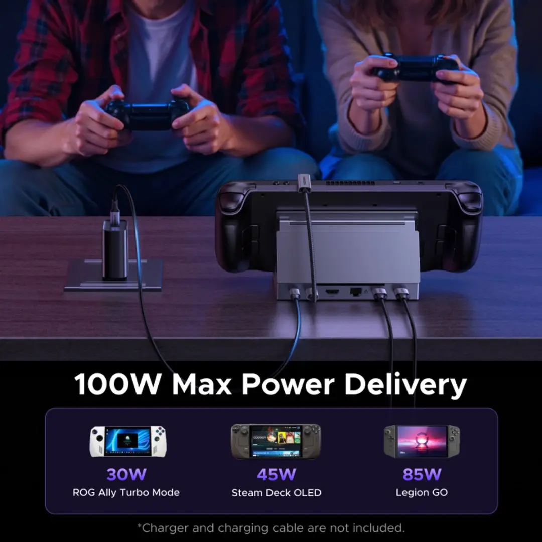 Ugreen CM800 6-in-1 USB-C Docking Station - Grijs