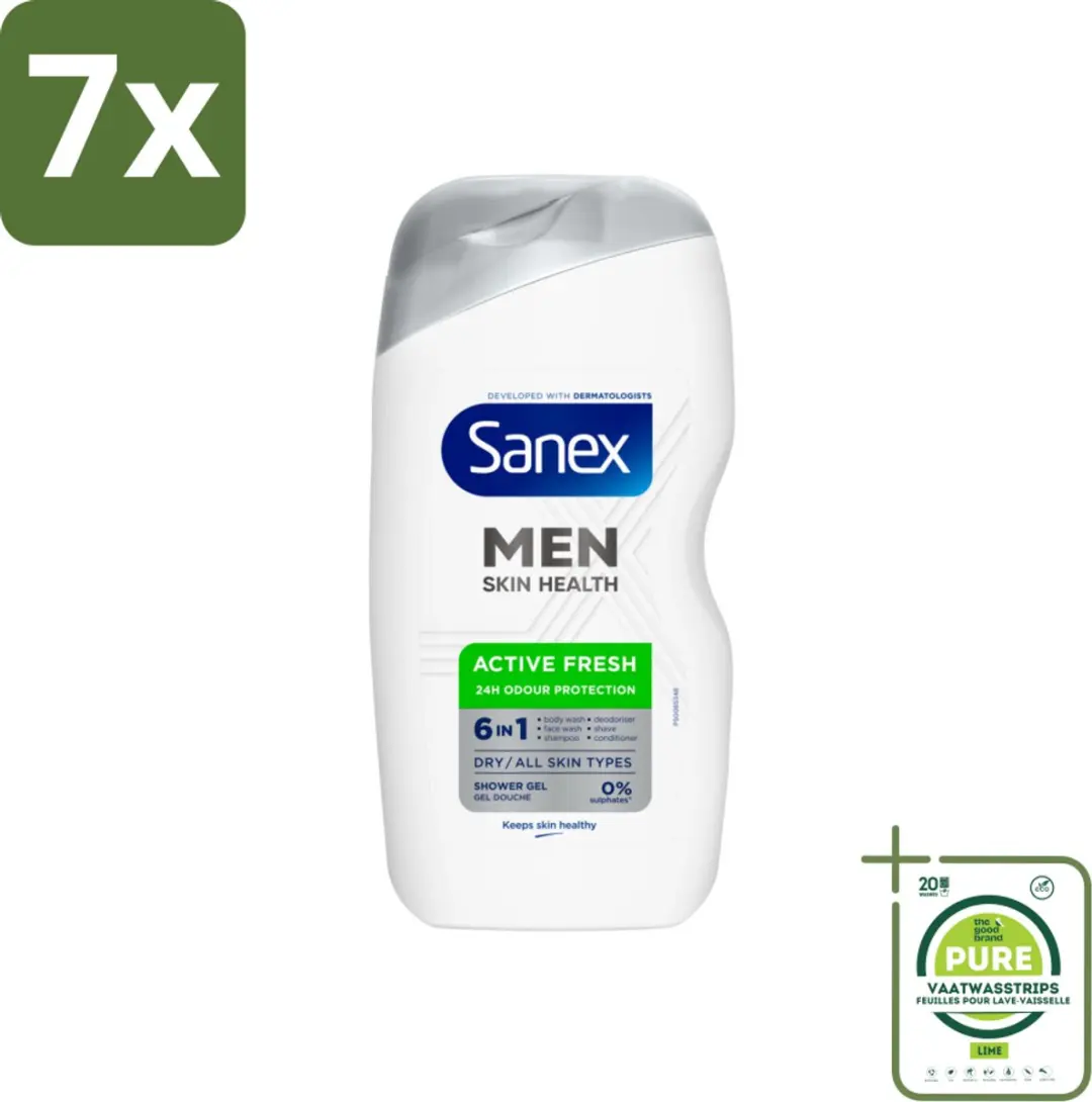 Sanex Men Active Fresh Douchegel 2800ml
