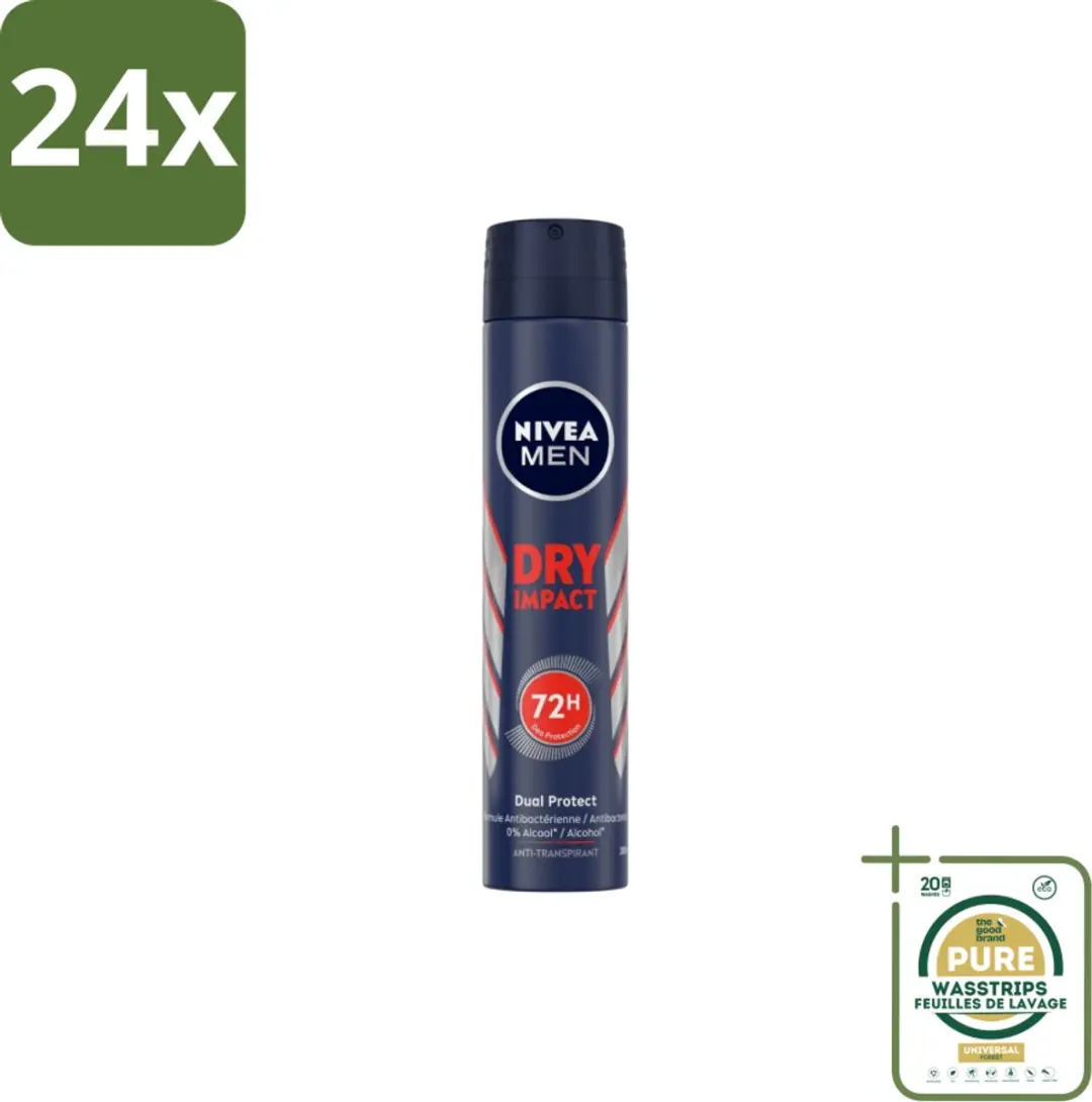 NIVEA MEN Dry Impact Anti-transpirant Spray 200ml