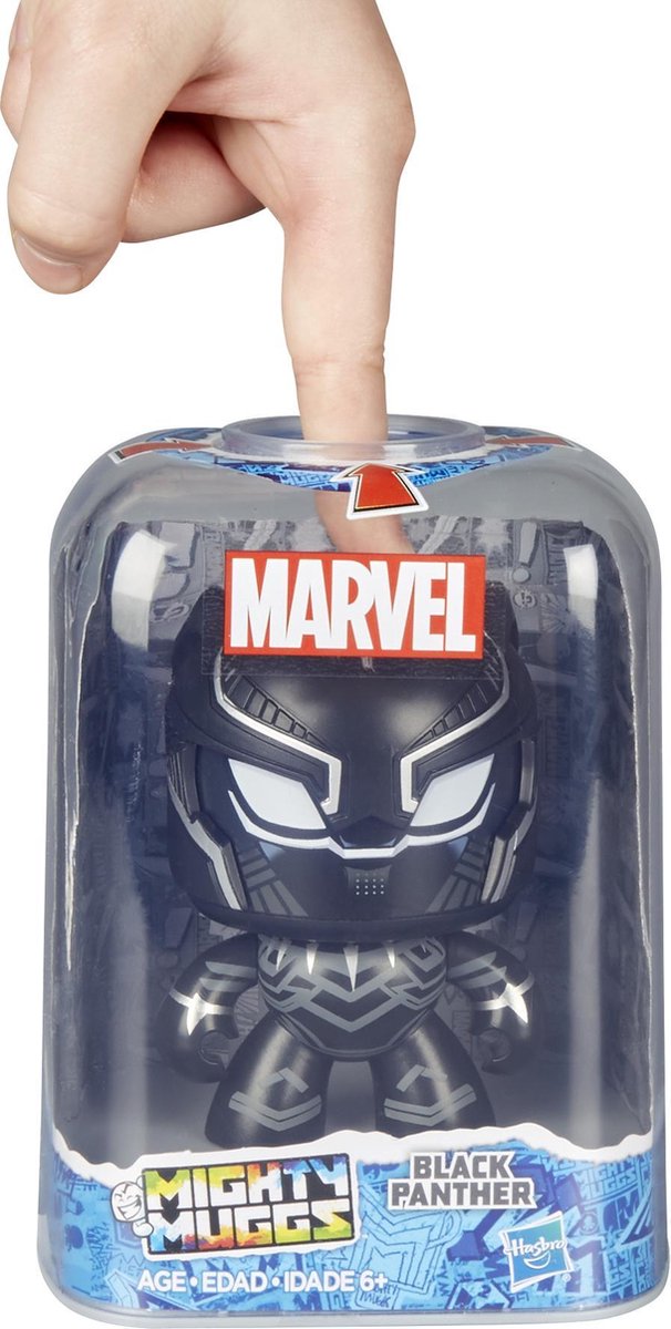 Marvel Mighty Muggs Black Panther - Actiefiguur