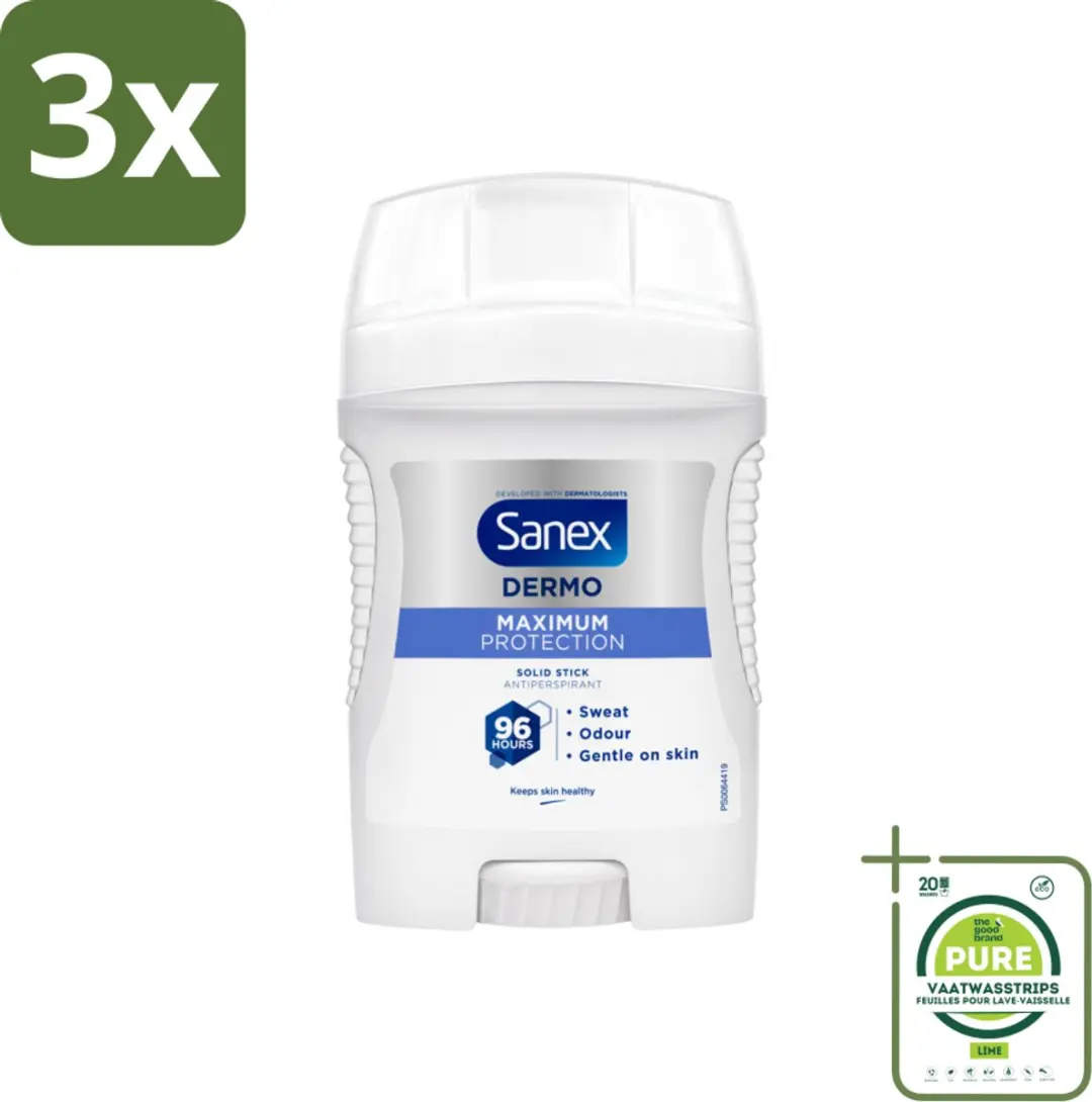 Sanex Deodorant Stick Maximum Protection 96H