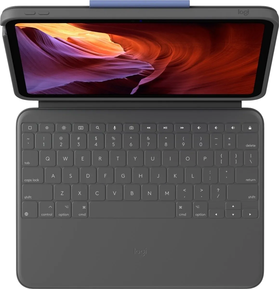 Logitech Rugged Combo 4 iPad 10e Gen QWERTZ - Grafiet