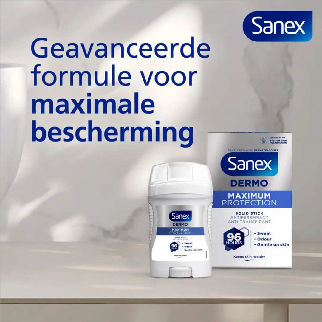 Sanex Deodorant Stick Maximum Protection 50ml - 12 Stuks