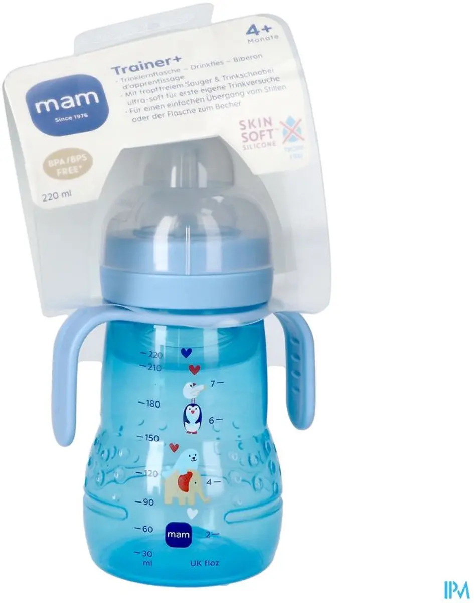 MAM Trainer+ Drinkbeker 220ml - Blauw