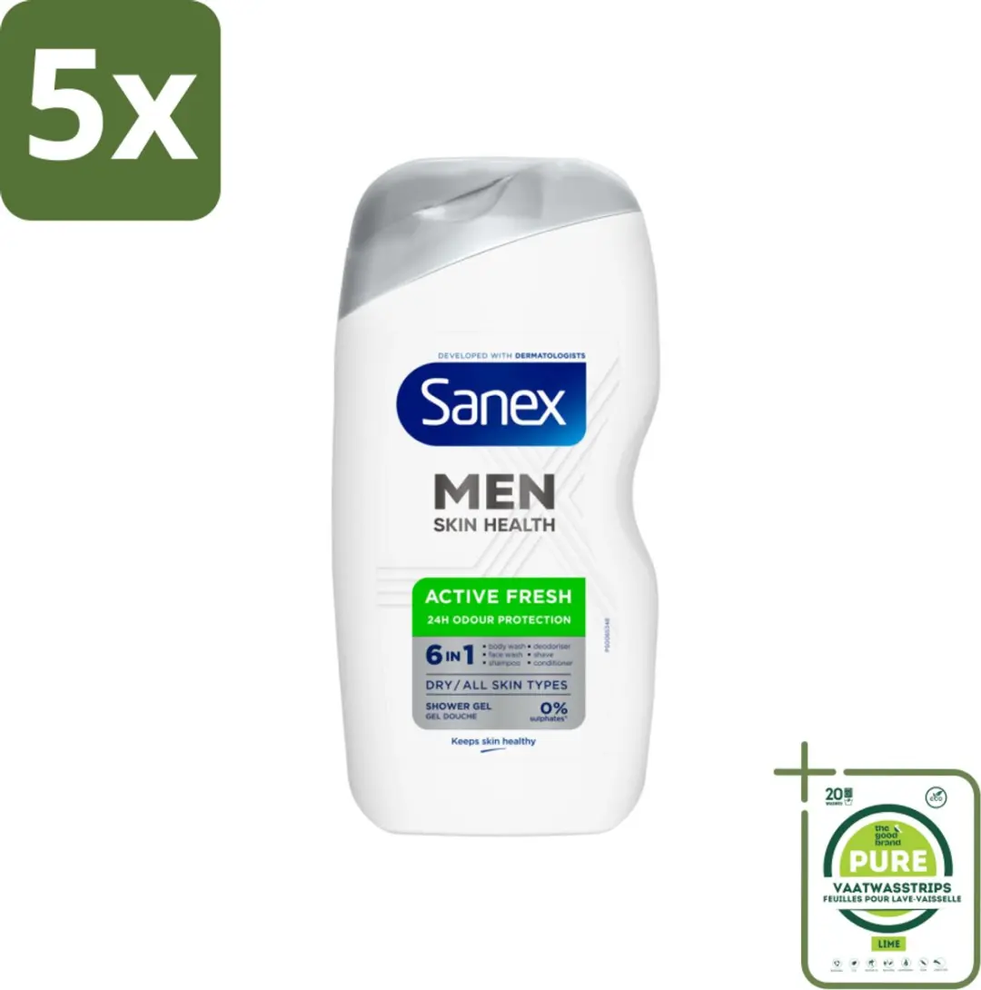 Sanex Men Active Fresh Douchegel 2000ml