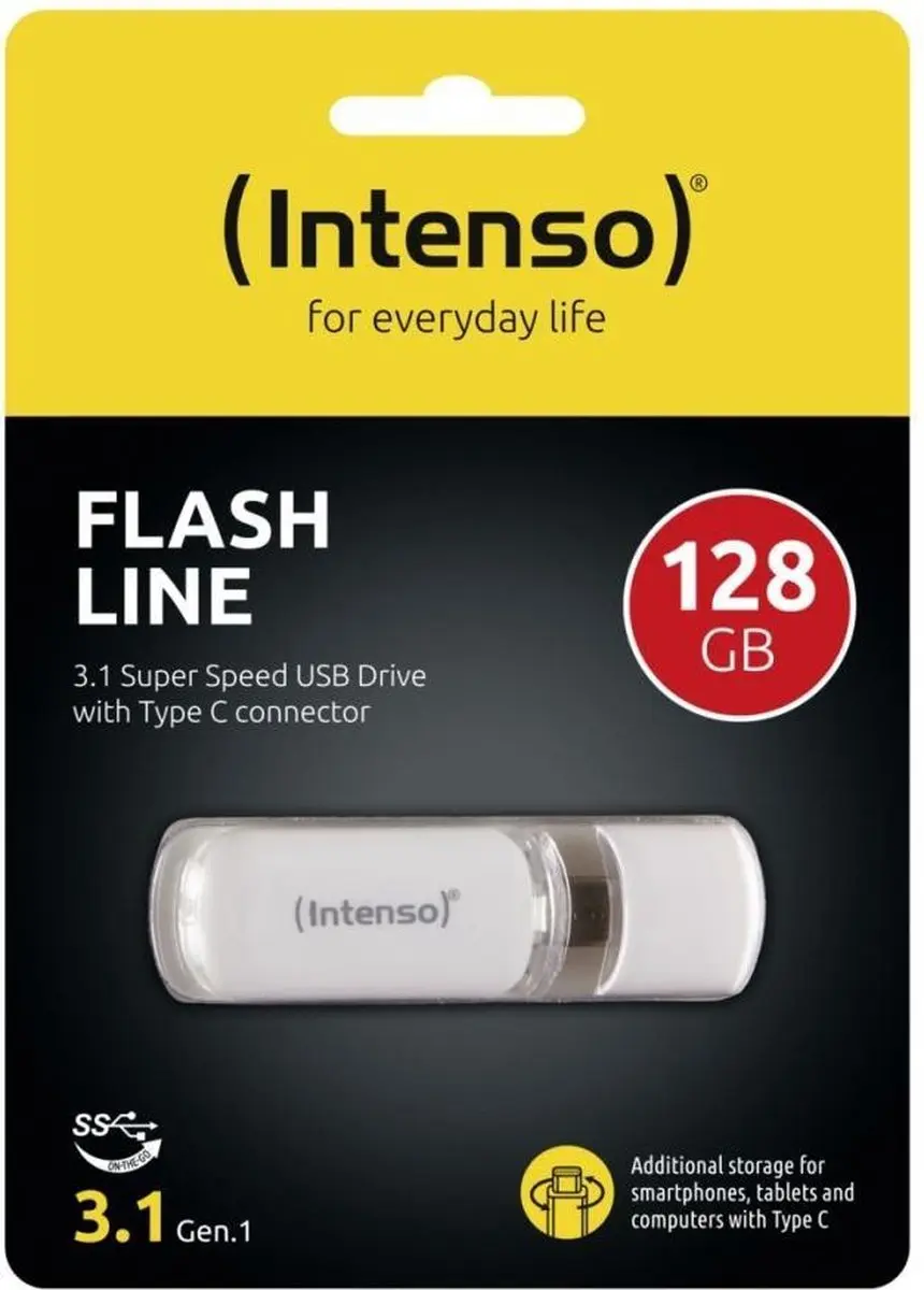 Intenso Flash Line 3538491 USB-stick - Wit - afbeelding 6 van 6