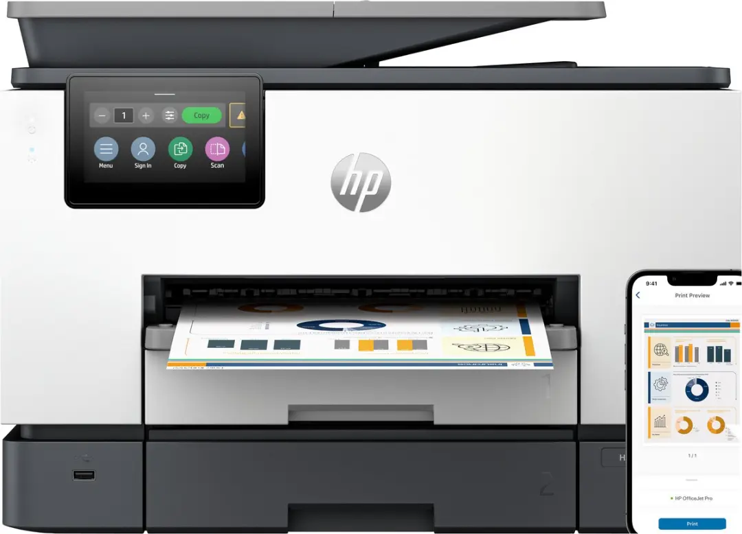 HP OfficeJet Pro 9130B 4-in-1 Multifunctioneel