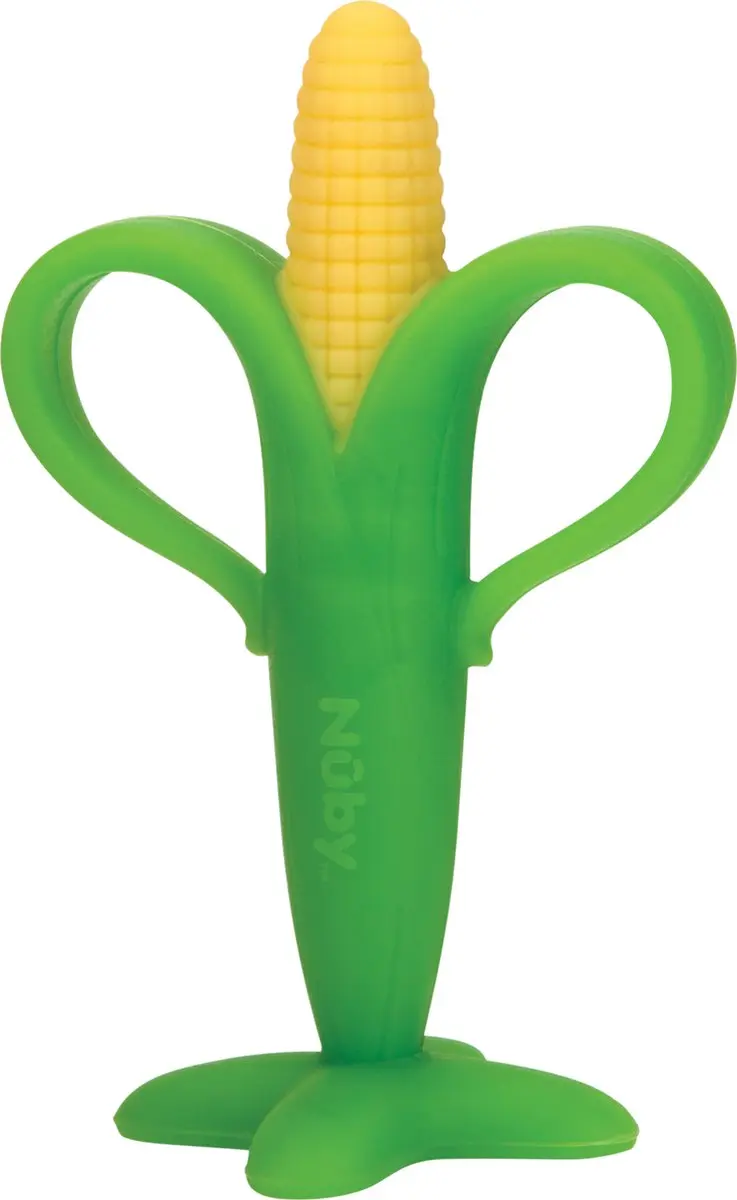 Nûby Silicone Bijtspeelgoed Maïs - Groen