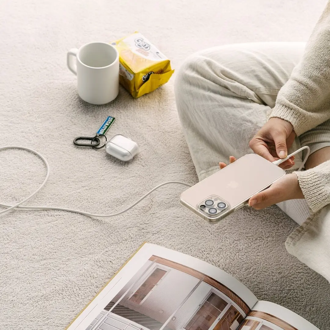 Ringke USB-A naar Lightning Kabel 12W 1,2m - Transparent