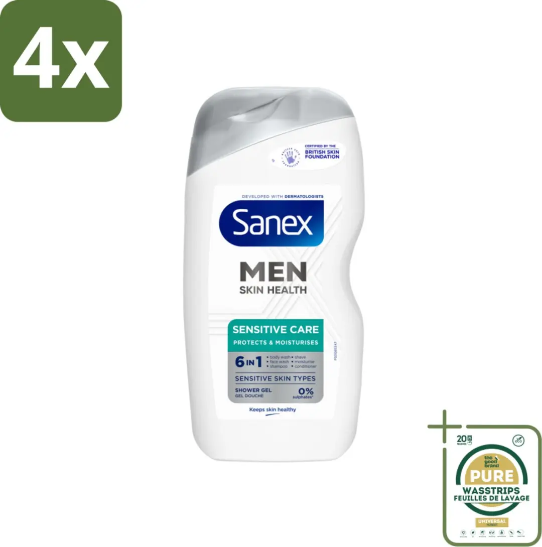 Sanex Men Sensitive Douchegel & Scheergel