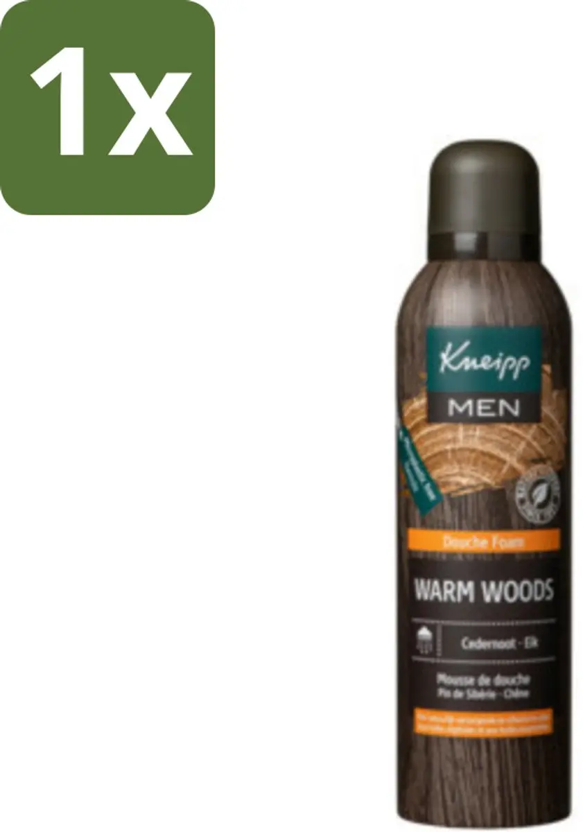 Kneipp Douche Schuim Men Warm Woods 200ml